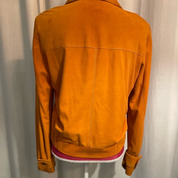 CAROLINA HERRERA SIENNA COLOR SUADE JACKET - Picture 4 of 5